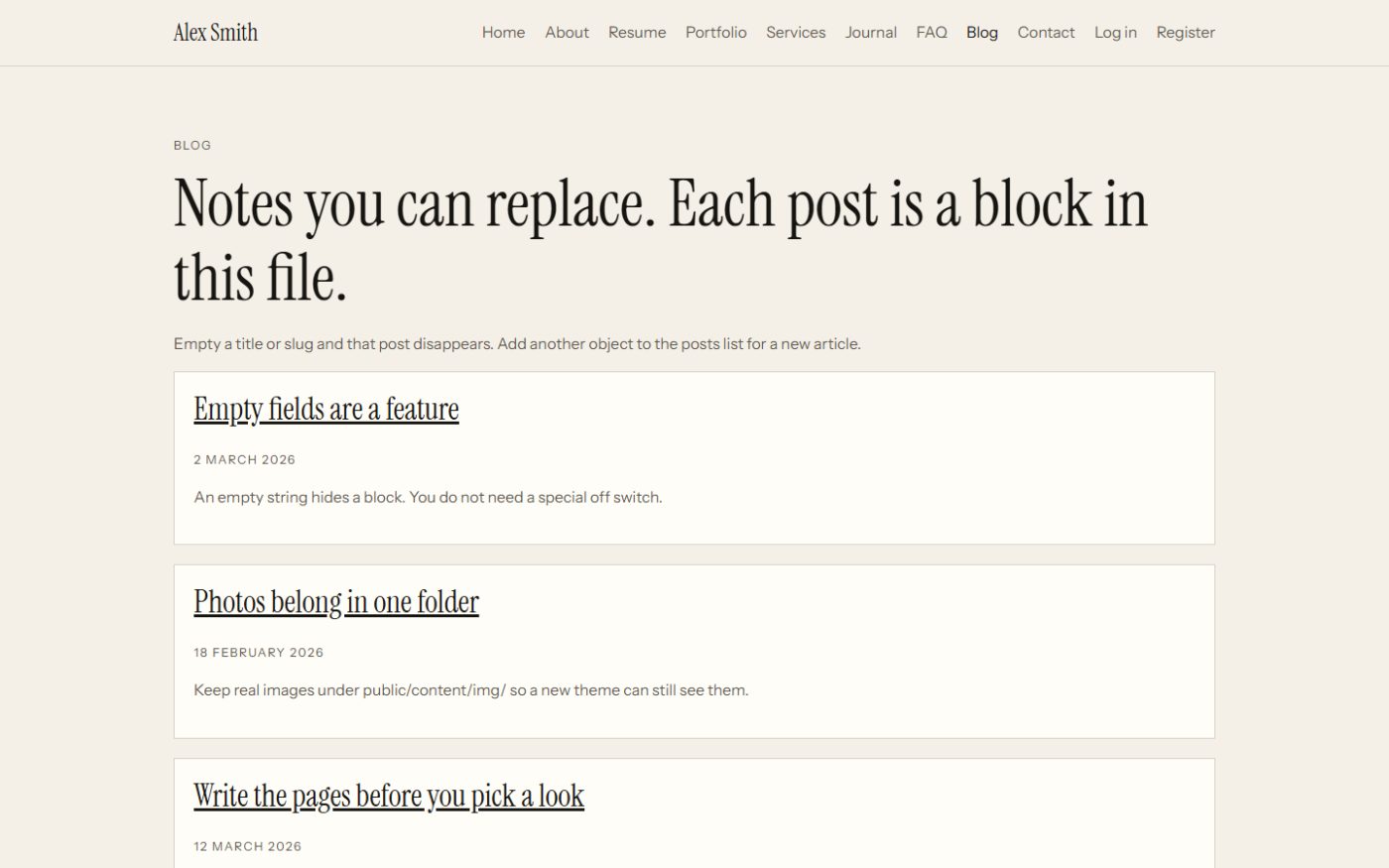 Blog System